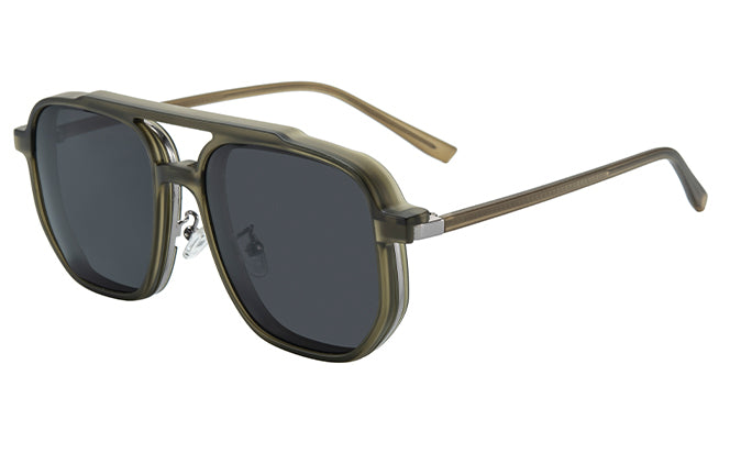 200949 Aviator Magnetic Clip on Eyeglasses